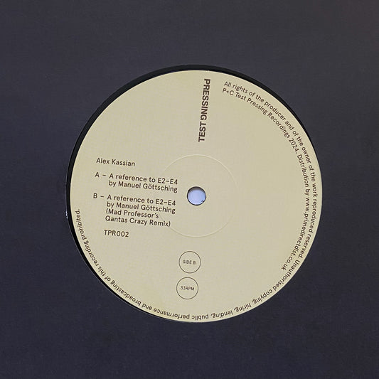 A REFERENCE TO E2-E4 BY MANUEL GOTTSCHING (MAD PROFESSOR REMIX) BY ALEX KASSIAN